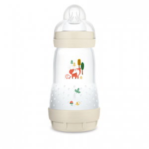 MAM Biberon Easy Start Anti-Colique 260 Ml Débit 2 Nature Lin