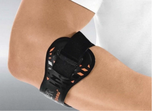 Velpeau Epi Control Expert Bandage Anti-Epicondylite Noir-Orange Taille Unique