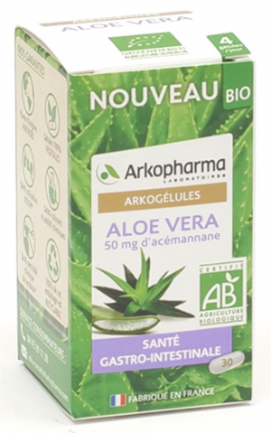 Arkopharma Arkogélules Aloe vera Bio 30 gélules