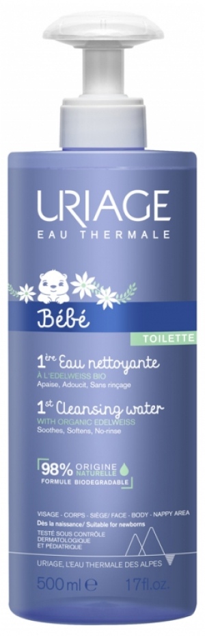 URIAGE Bébé 1ère Eau nettoyante 500 ml