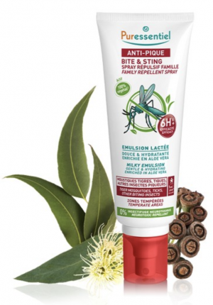 Puressentiel Anti-Pique Spray Répulsif Famille Zones Tempérées 100 ml