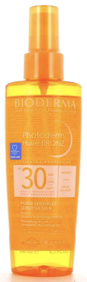 BIODERMA Photoderm Bronz Huile Solaire SPF 30 Spray 200 ml