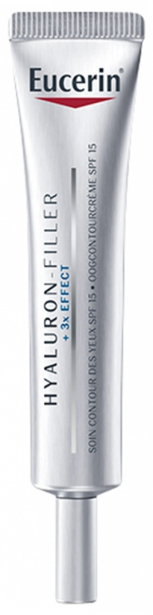 Eucerin Hyaluron-Filler + 3x Effect Soin Contour des Yeux SPF15 15 ml