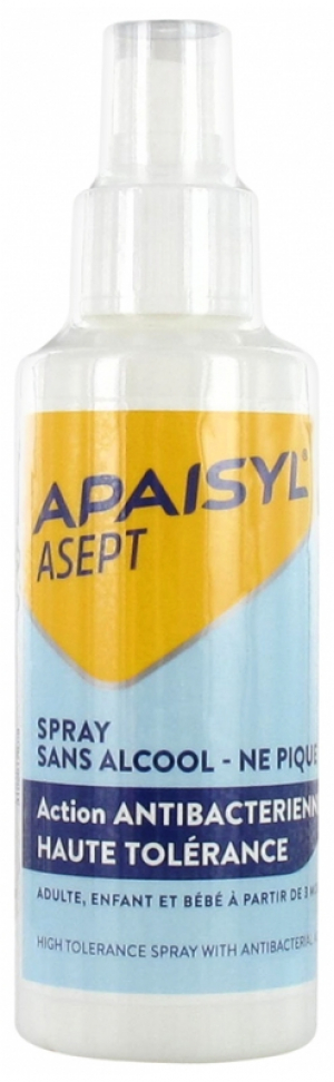 Apaisyl Asept Spray Antibactérien 100 ml