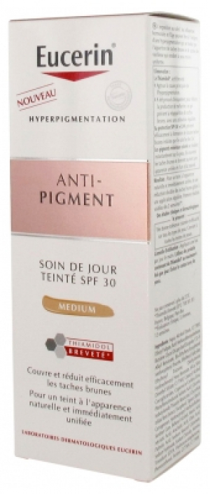 Eucerin Anti-Pigment Soin de Jour Teinté SPF30 50 ml - Teinte : Medium