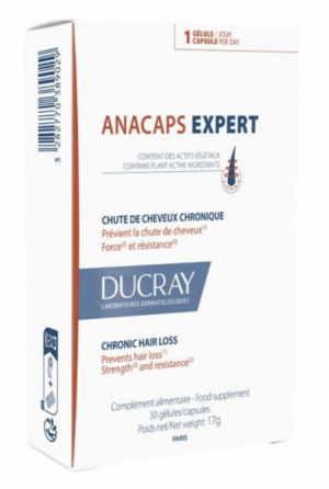 Ducray Anacaps Expert 30 gélules Chute de cheveux chronique