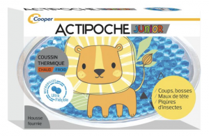 ACTIPOCHE JUNIOR Coussin Thermique Microbilles Lion