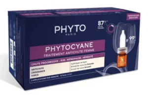 Phytocyane Femme Traitement Antichute Progressive 12 fioles de 5 ml