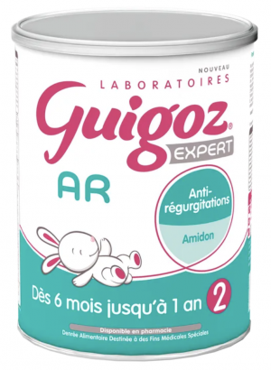 Guigoz EXPERT - Lait AR 2ème Âge Anti-Régurgitations Amidon - De 6 mois à 1 an, 780g