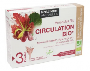 Nat & Form Circulation Bio 20 ampoules de 10 ml