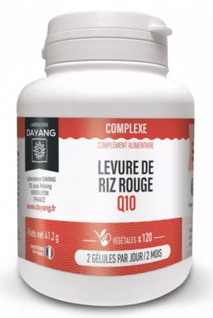 DAYANG LEVURE DE RIZ ROUGE Q10 120 GELULES