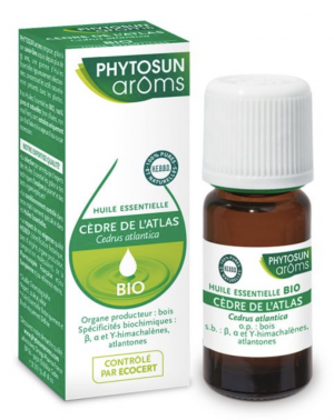 Phytosun Arôms Huile Essentielle Cèdre de L'Atlas Bio 5 ml
