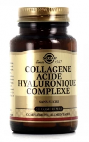Solgar Acide Hyaluronique complexe 120 mg 30 comprimés