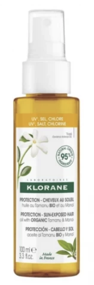 Klorane Huile protectrice Tamanu Bio et Monoï Spray 100 ml