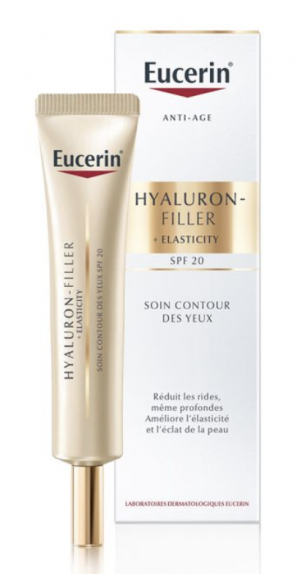 Eucerin Soin Contour des Yeux SPF20 15 ml Hyaluron-Filler + Elasticity Peaux Matures