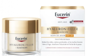Eucerin HYALURON-FILLER + ELASTICITY Soin de Jour Anti-Âge SPF30 Tous Types de Peaux 50 ml