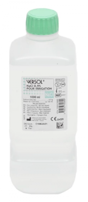 VERSOL NaCl 0,9% sérum physiologique pour irrigation 1000 ml