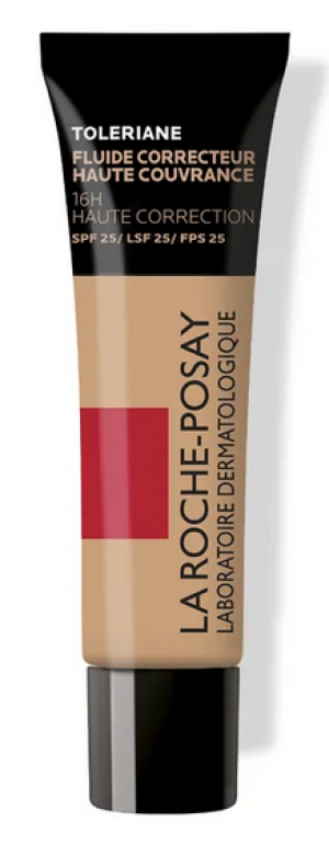 La Roche-Posay TOLERIANE - Fond de Teint Fluide Correcteur n°10 SPF25 Haute Couvrance Visage, 30 ml