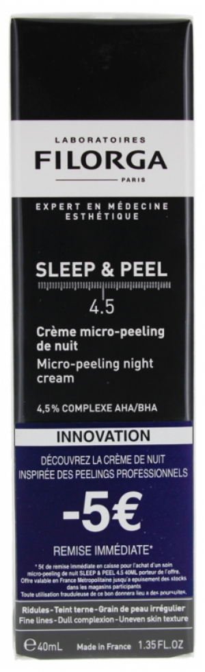 Filorga SLEEP & PEEL Crème Micro-Peeling de Nuit Offre Spéciale 40 ml