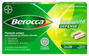 Berocca Immunité Défense 2 x 28 Gélules Végétales
