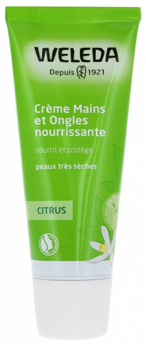 Weleda Crème Mains et Ongles Nourrissante au Citrus 50 ml