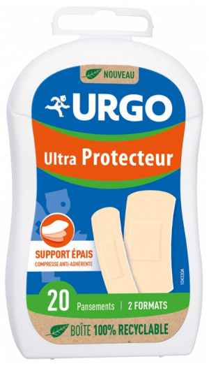 URGO Ultra-Protecteur 2 Formats 20 Pansements