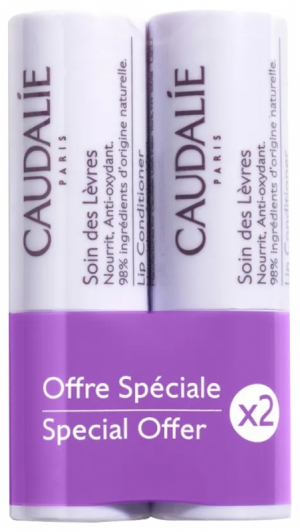 Caudalie Vinotherapist Soin des Lèvres Lot de 2 x 4,5 g