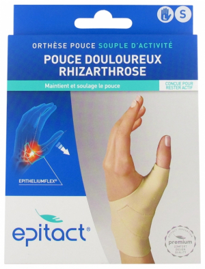 Orthèse Proprioceptive Souple - Pouce Douloureux Main Gauche - Taille S