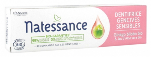 Natessance Dentifrice Gencives Sensibles Ginkgo Biloba Bio 75 ml