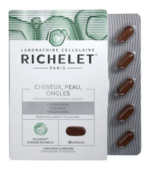 RICHELET Richelet Cheveux, Peau, Ongles 30 capsules