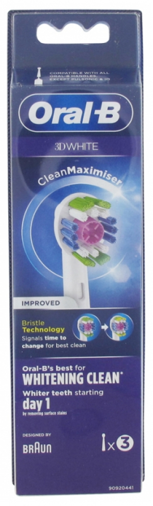 Oral-B 3D White Clean Maximiser 3 brossettes