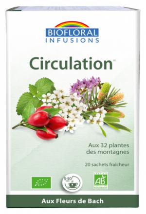Biofloral Infusions Circulation Bio 20 Sachets