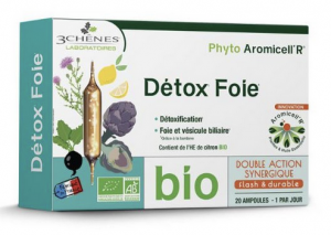 Les 3 Chênes AMPOULES DETOX FOIE BIO 20 AMPOULES DE 10ML