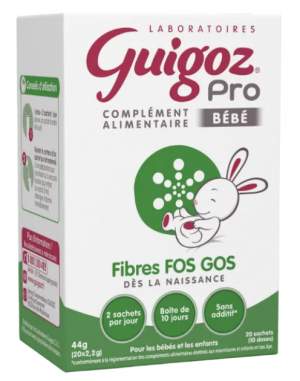 Guigoz PRO BEBE Complément Alimentaires Fibres FOS GOS 20 Sachets