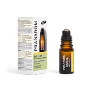 Pranarôm Aromaboost Focus - Concentration Roll-On aux Huiles Essentielles Bio 5 ml