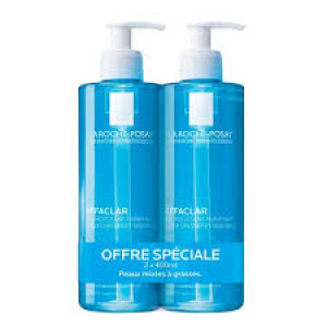 La Roche-Posay Effaclar Gel Moussant Purifiant - 2 x 400 ml