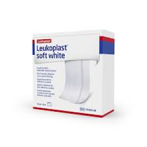 Essity Leukoplast Soft White Sparadrap à Bonne Tolérance Cutanée 4 cm x 5 m