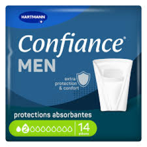 Confiance® MEN Pads 2 gouttes 14 protections absorbantes