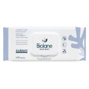 Biolane Expert Lingettes Douceur 72 Lingettes