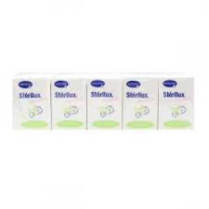 Hartmann Stérilux Douceur Mouchoirs Blancs Pocket, 10 Paquets de 10 Mouchoirs Format Poche