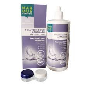 Marque Conseil Solution pour lentilles de contact - Multifonctions - avec étui - 360 ml