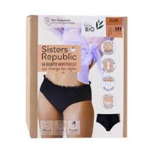 Sisters Republic Culotte menstruelle adulte colette (absorption super) Taille S