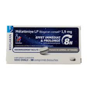 Biogaran Mélatonine LP 30 comprimés
