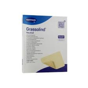 Hartmann Grassolind Neutral 10 Compresses grasses 5 x 5 cm