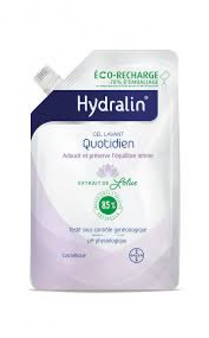Hydralin Gel lavant quotidien - Éco-recharge de 400 ml