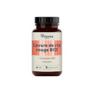 Vitavea Levure de Riz Rouge Bio 30 Gélules
