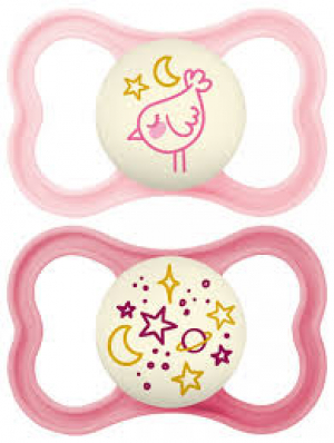 MAM 2 Sucettes Supreme Nuit 6 Mois et +