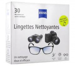 Zeiss Lingettes Nettoyantes Pour Lunettes, 2 x 30 Unités