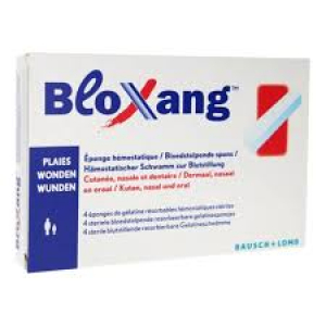 Bausch + Lomb Bloxang Éponge hémostatique x 4