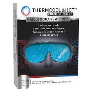 THERMCOOL & HOT POCHE DE BILLES MASQUE OCULAIRE &TEMPES BAUSCH + LOMB